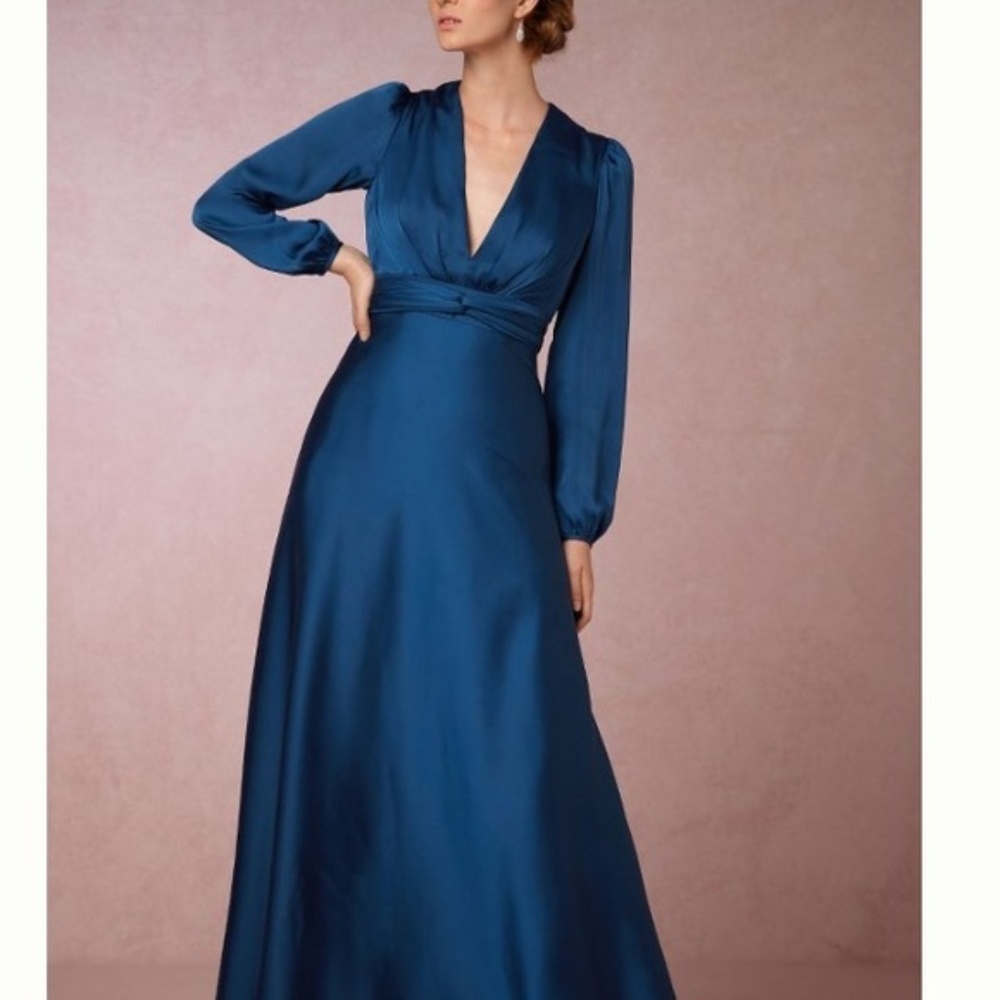 BHLDN Henrietta Dress in Sapphire